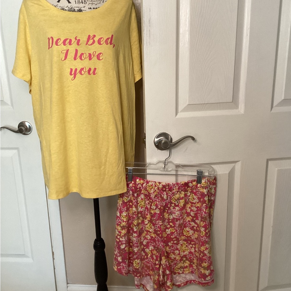 Lane Bryant Pajama short set with Bralettes